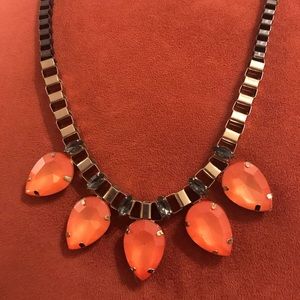 Coral Stone Statement Necklace